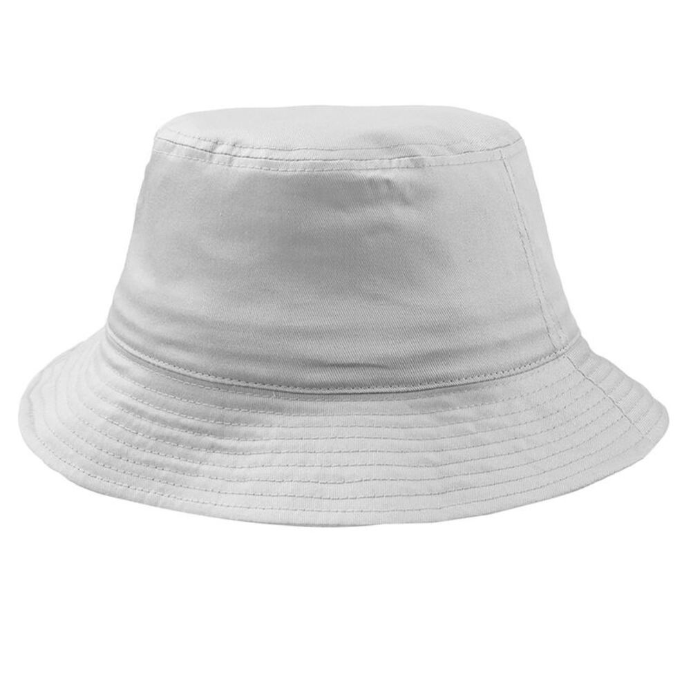 Atlantis Cotton Bucket Hat / White